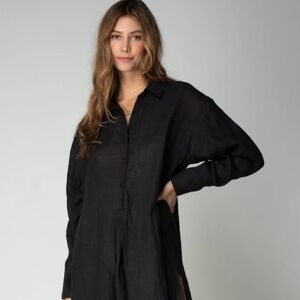 Stillwater Linen Kimono Dress NWT